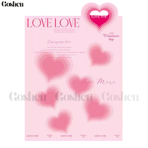 (35x50cm) Giấy Gói Hoa Trái Tim Cao Cấp Không Thấm Nước.