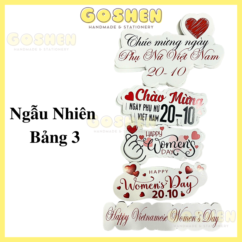 (Lẻ 1 cái) BANNER Theo Even, Nhiều Mẫu Mã, Dày, Cứng Cáp 12cm.