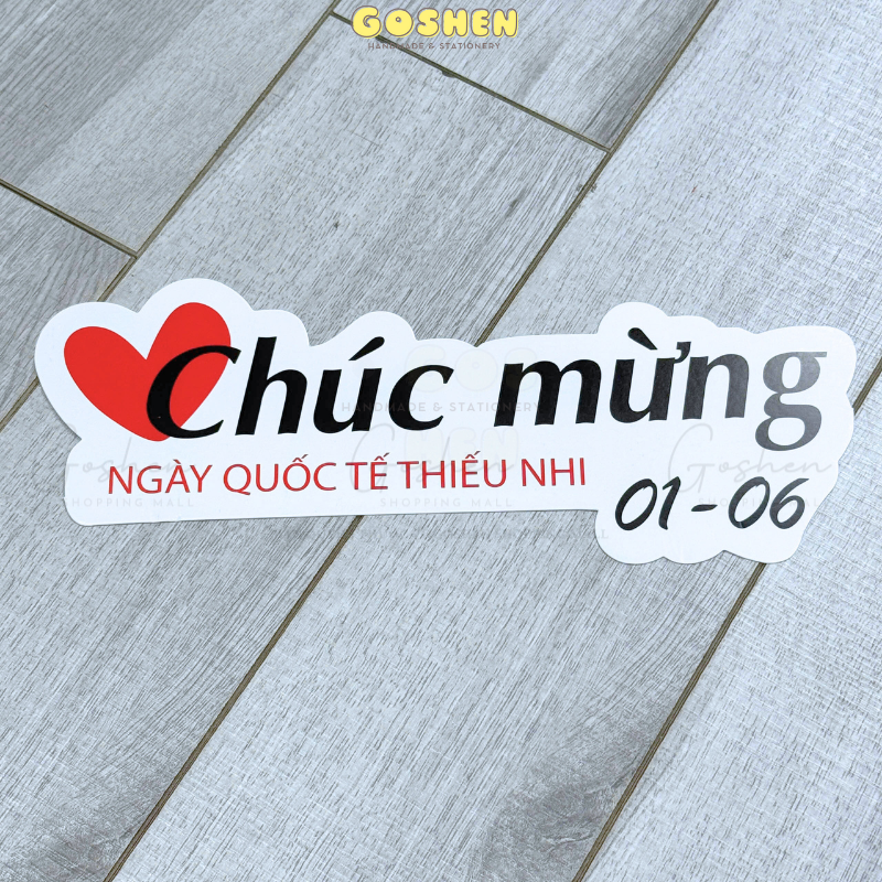 (Lẻ 1 cái) BANNER Theo Even, Nhiều Mẫu Mã, Dày, Cứng Cáp 12cm.
