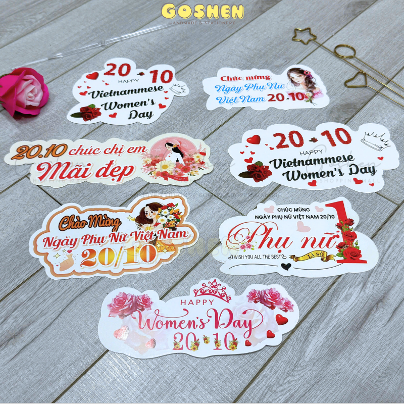 (Lẻ 1 cái) BANNER Theo Even, Nhiều Mẫu Mã, Dày, Cứng Cáp 12cm.