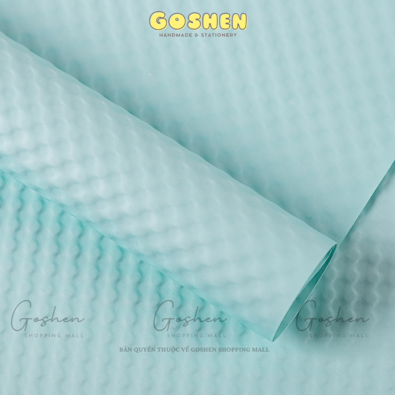 (60x60cm) Giấy Xốp Dập Nổi 3D Gói Hoa, Giấy Xốp Hàn Hạt Cao Cấp
