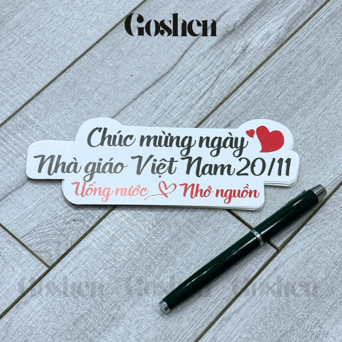 (Lẻ 1 cái) BANNER Theo Even, Nhiều Mẫu Mã, Dày, Cứng Cáp 12cm.