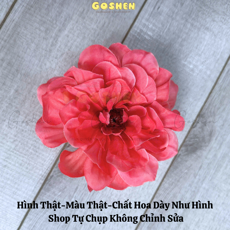 Đầu Bông Hoa Mẫu Đơn Vải - Handmade - Làm Oản Tài Lộc, Tháp Bánh Kẹo, Decor Quạt