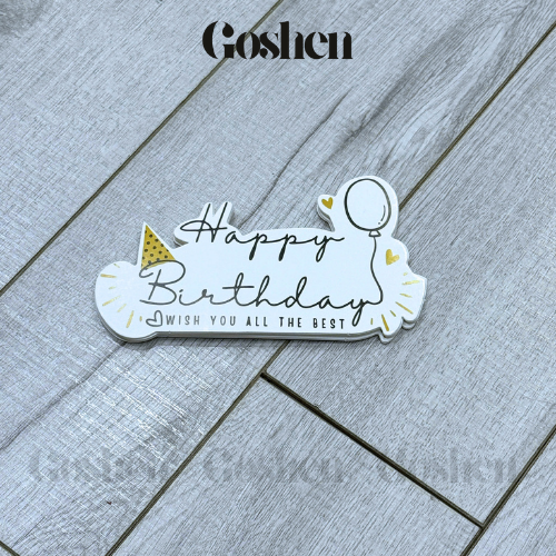 (Lẻ 1 cái) BANNER Theo Even, Nhiều Mẫu Mã, Dày, Cứng Cáp 12cm.