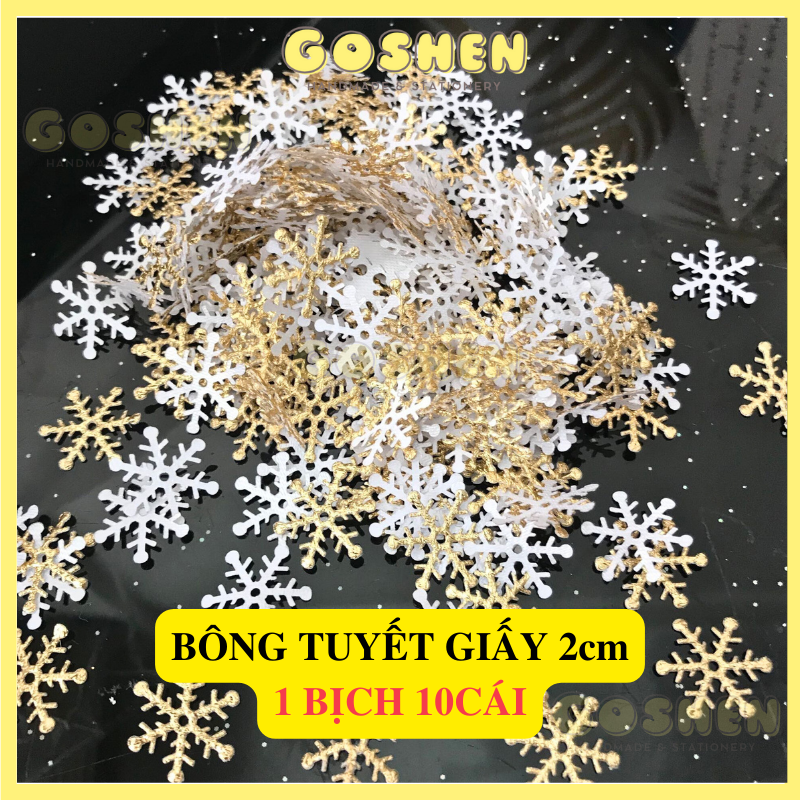 Charm Bông Tuyết, Charm Hạt Ngọc, Chuông, Hộp Quà Phụ Kiện Trang Trí Noel, Giáng Sinh