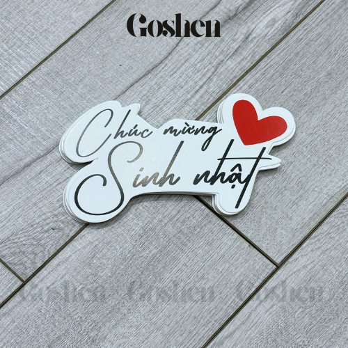 (Lẻ 1 cái) BANNER Theo Even, Nhiều Mẫu Mã, Dày, Cứng Cáp 12cm.