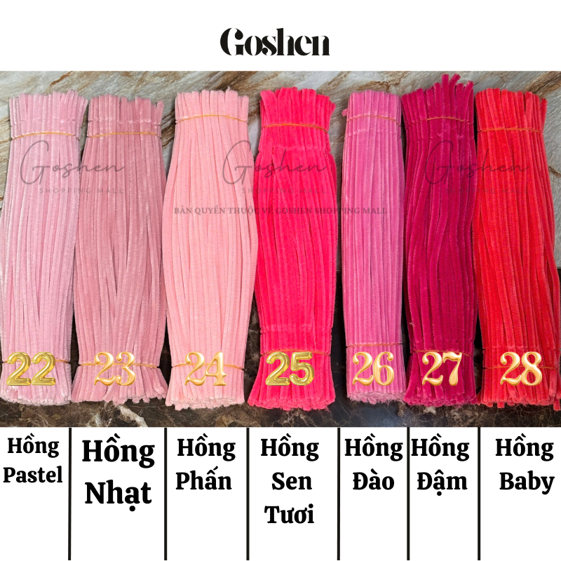 Kẽm Nhung Loại 1 Dày Đẹp Làm Hoa, Làm Đồ Handmade