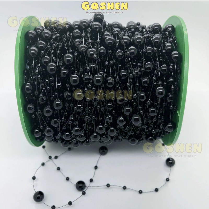 Chuỗi ( Cuộn ) Hạt Trai - Ngọc Trai Nhựa 8mm Nhiều Màu Trang Trí Hoa, Đồ Handmade