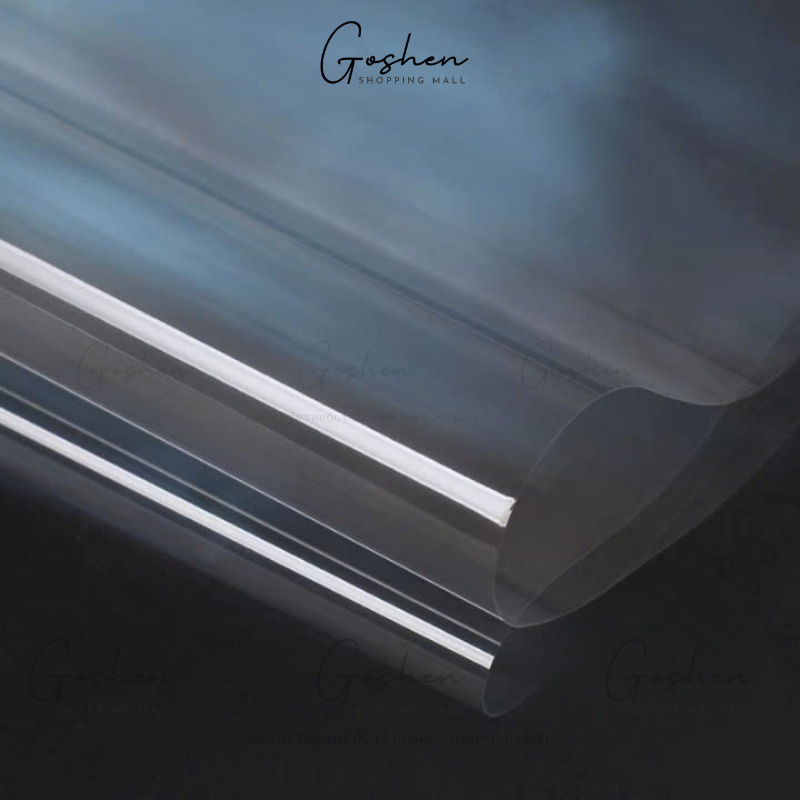 (57*57cm) Giấy Kiếng Thạch Màu Trong Suốt Cao Cấp Không Thấm Nước