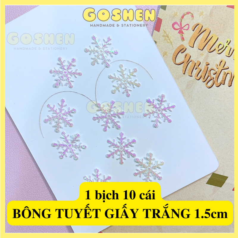 Charm Bông Tuyết, Charm Hạt Ngọc, Chuông, Hộp Quà Phụ Kiện Trang Trí Noel, Giáng Sinh