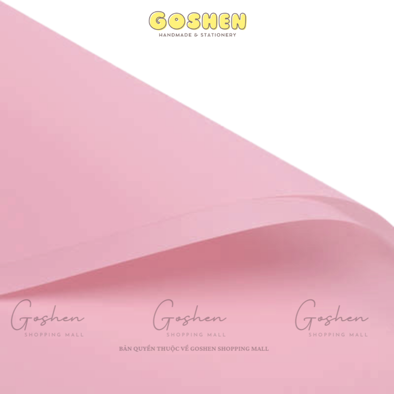 (58cm x 58cm) Giấy Bóng Mờ Trơn. Gói Hoa Gói Quà Dày Dặn