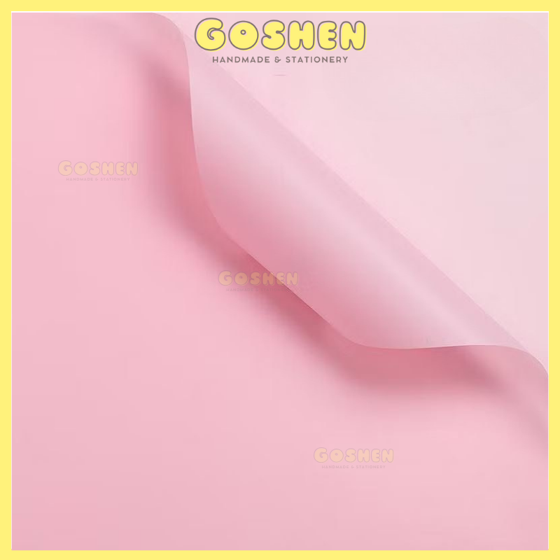 (58cm x 58cm) Giấy Bóng Mờ Trơn. Gói Hoa Gói Quà Dày Dặn