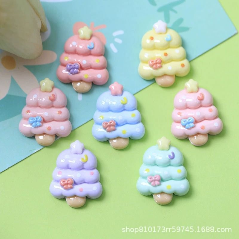 Charm Bông Tuyết, Charm Hạt Ngọc, Chuông, Hộp Quà Phụ Kiện Trang Trí Noel, Giáng Sinh
