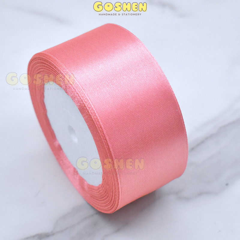 (4cm x 22met) 1 Cuộn Dây Ruy Băng Lụa Bản 4cm