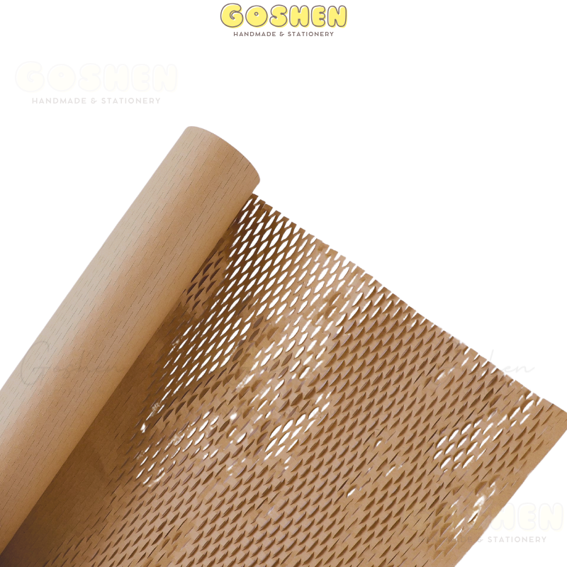 (50cm x 10m) Cuộn Giấy Gói Hoa Tổ Ong, Giấy Kéo Lưới Lục Giác Nghệ Thuật