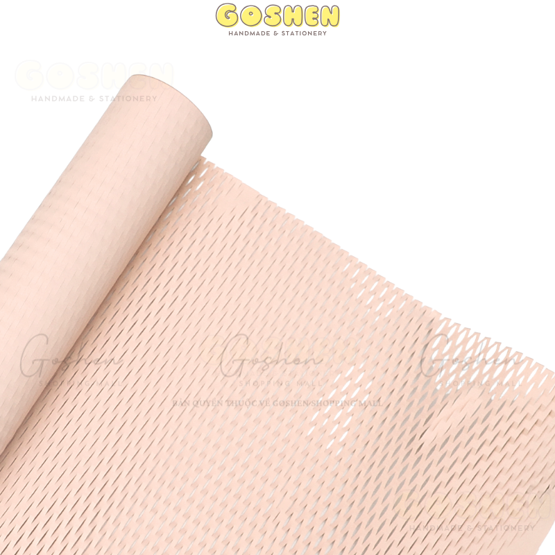 (50cm x 10m) Cuộn Giấy Gói Hoa Tổ Ong, Giấy Kéo Lưới Lục Giác Nghệ Thuật