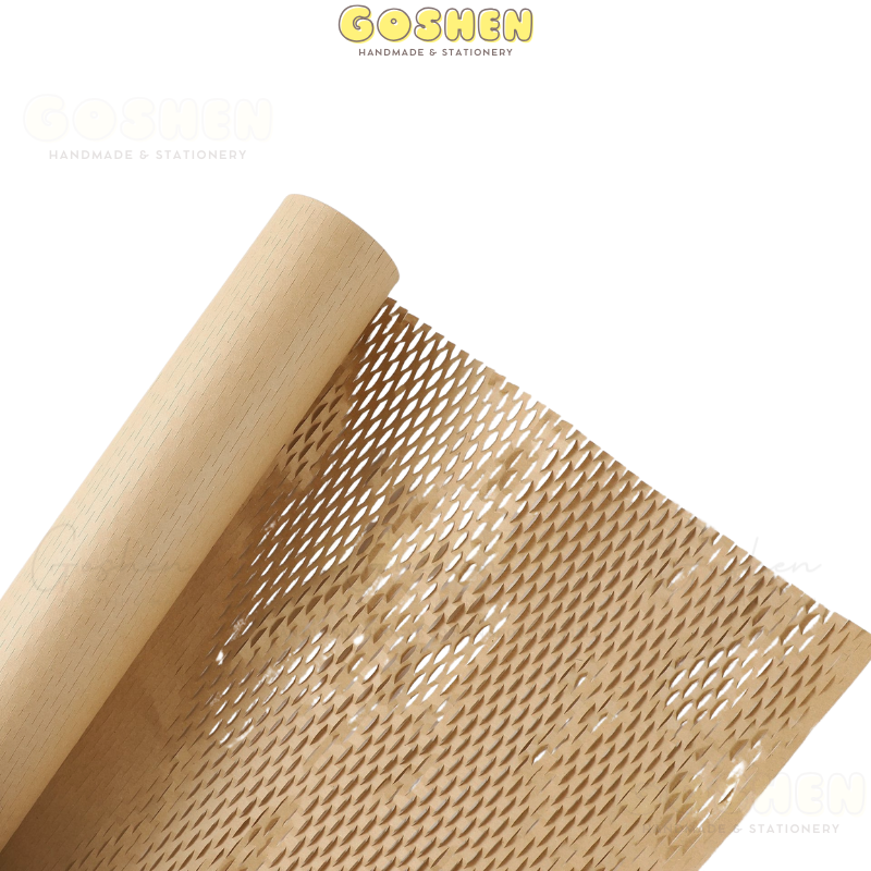 (50cm x 10m) Cuộn Giấy Gói Hoa Tổ Ong, Giấy Kéo Lưới Lục Giác Nghệ Thuật