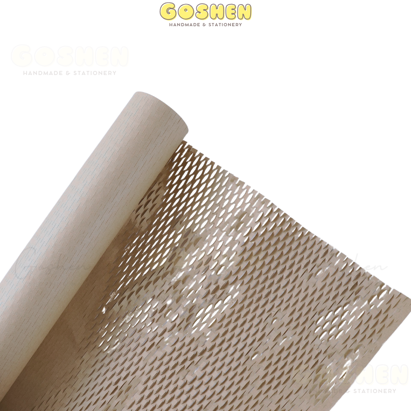 (50cm x 10m) Cuộn Giấy Gói Hoa Tổ Ong, Giấy Kéo Lưới Lục Giác Nghệ Thuật