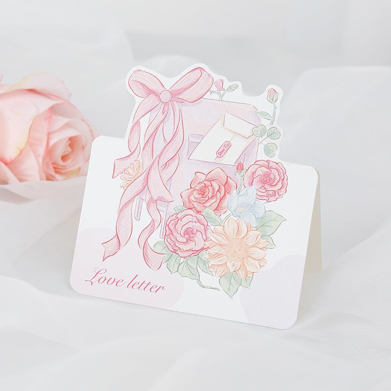 Thiệp Hình Bó Hoa, Thiệp Sinh Nhật, Thiệp Tặng Cô, Thiệp Lễ 8/3, 20/11 Tặng Thầy Cô