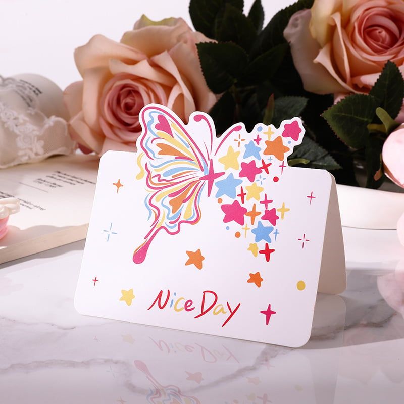 Thiệp Hình Bó Hoa, Thiệp Sinh Nhật, Thiệp Tặng Cô, Thiệp Lễ 8/3, 20/11 Tặng Thầy Cô
