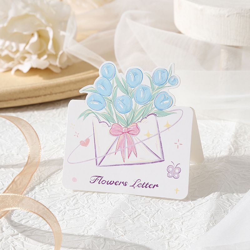 Thiệp Hình Bó Hoa, Thiệp Sinh Nhật, Thiệp Tặng Cô, Thiệp Lễ 8/3, 20/11 Tặng Thầy Cô