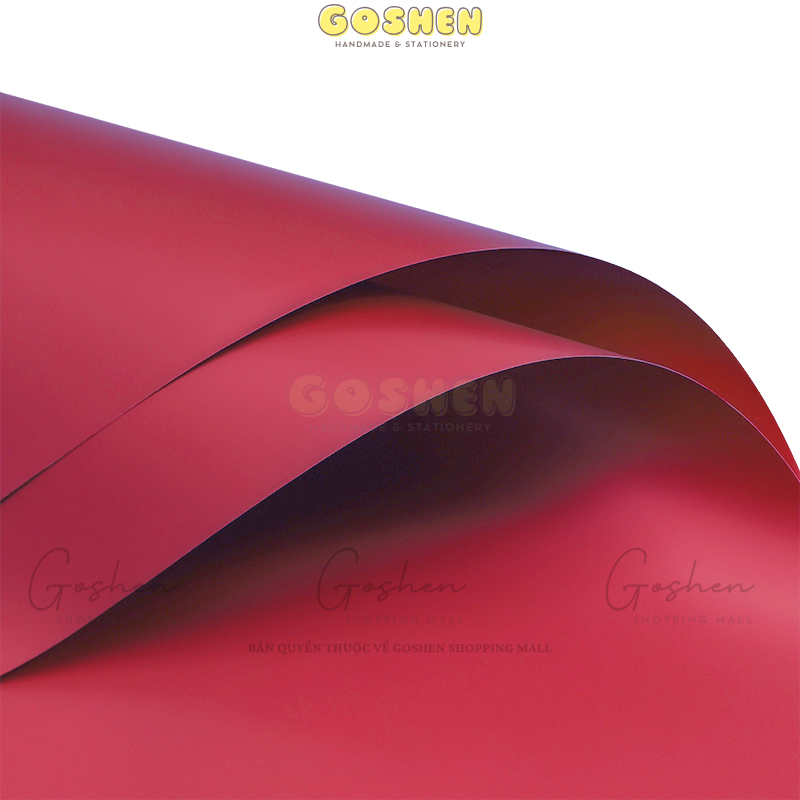 (58*58cm) Giấy Satin Gói Hoa Mờ Đặc Cao Cấp Không Thấm Nước, Màu Đẹp Sắc Nét.