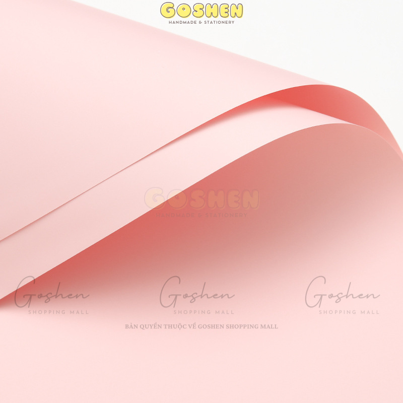 (58*58cm) Giấy Satin Gói Hoa Mờ Đặc Cao Cấp Không Thấm Nước, Màu Đẹp Sắc Nét.