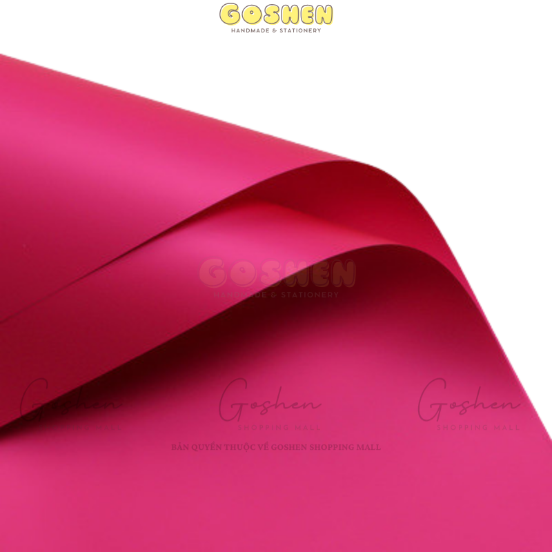 (58*58cm) Giấy Satin Gói Hoa Mờ Đặc Cao Cấp Không Thấm Nước, Màu Đẹp Sắc Nét.