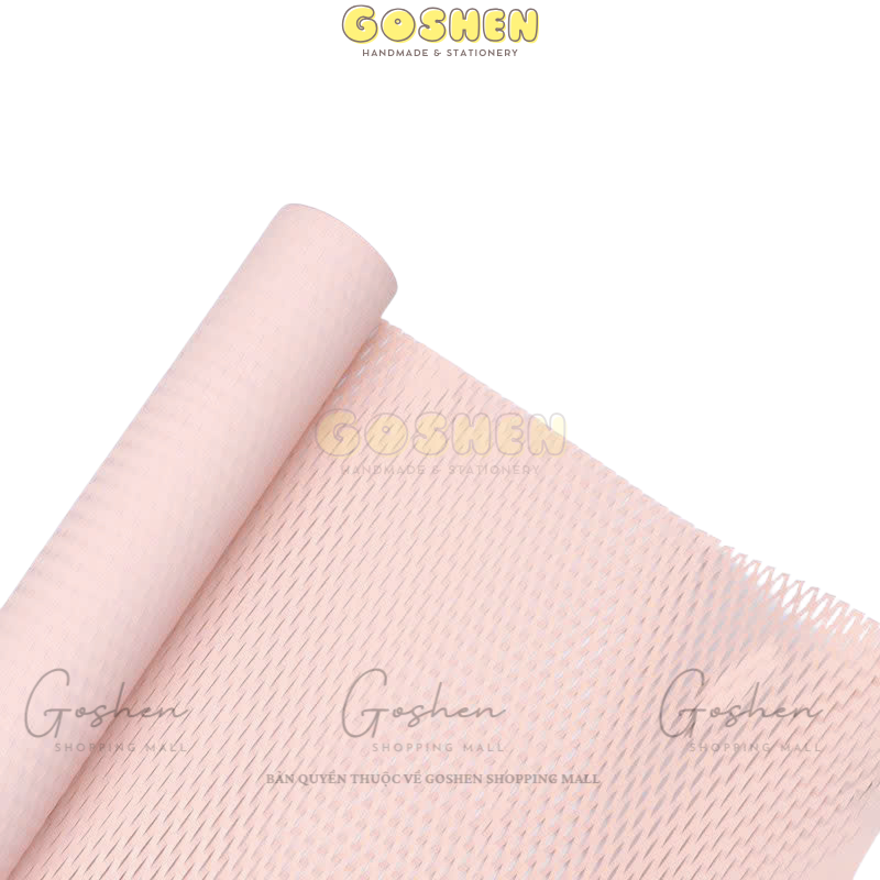 (50cm x 10m) Cuộn Giấy Gói Hoa Tổ Ong, Giấy Kéo Lưới Lục Giác Nghệ Thuật