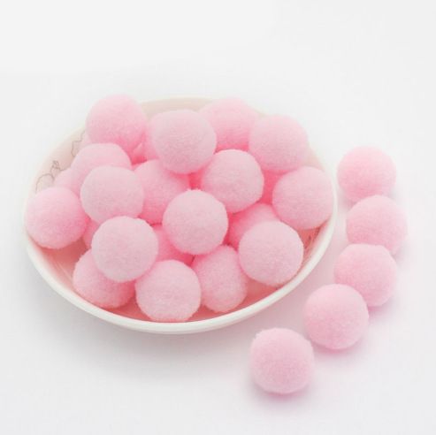 Pom Pom Cục Bông Hàng Đẹp Dùng Trang Trí, Làm Đồ Handmade Nhiều Kích Cỡ