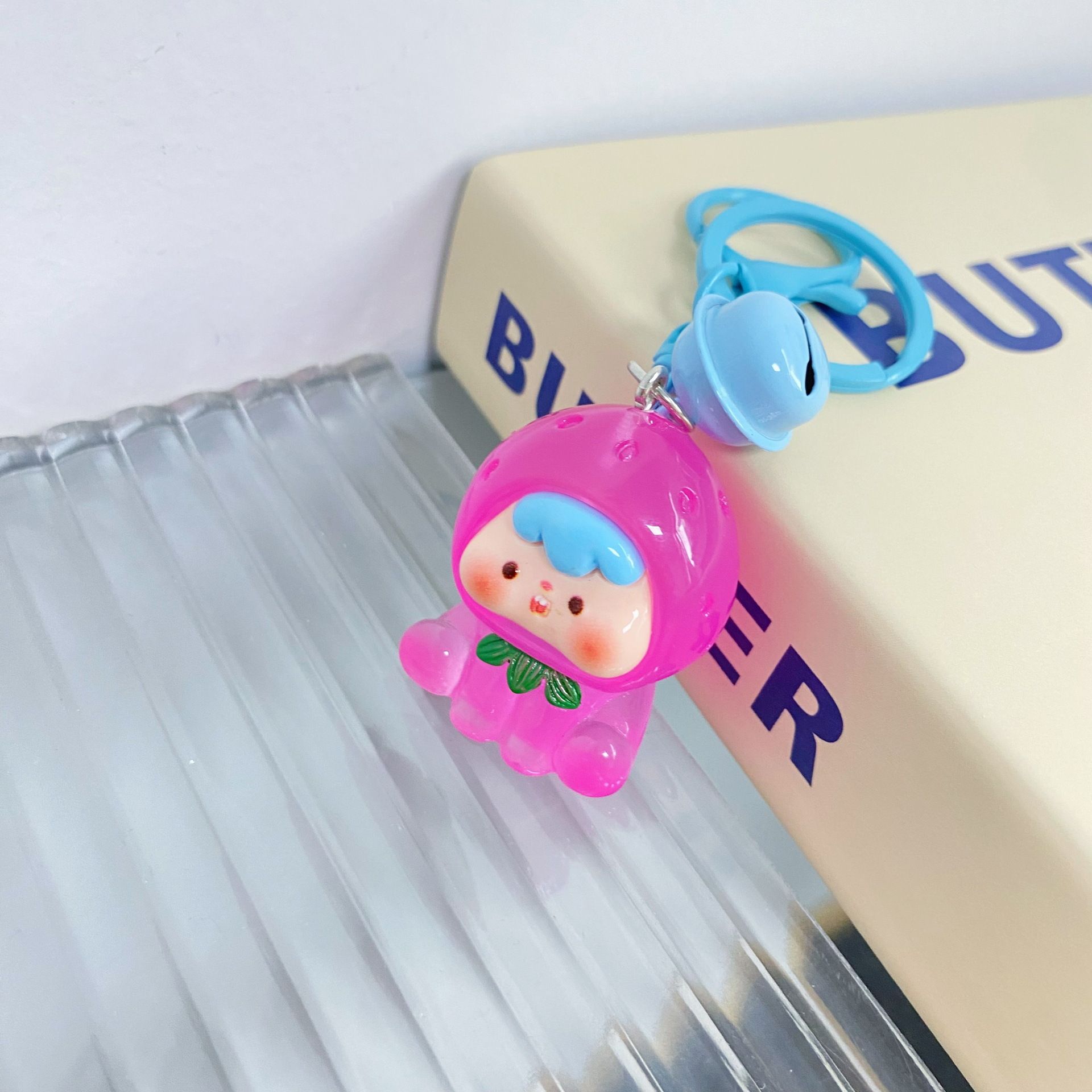 Móc Khóa Em Bé Trái Cây Moi Có Chuông Xinh Xắn Đáng Yêu