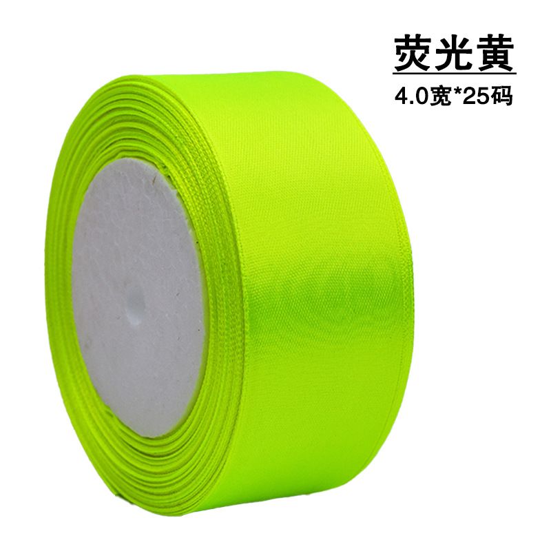 (4cm x 22met) 1 Cuộn Dây Ruy Băng Lụa Bản 4cm