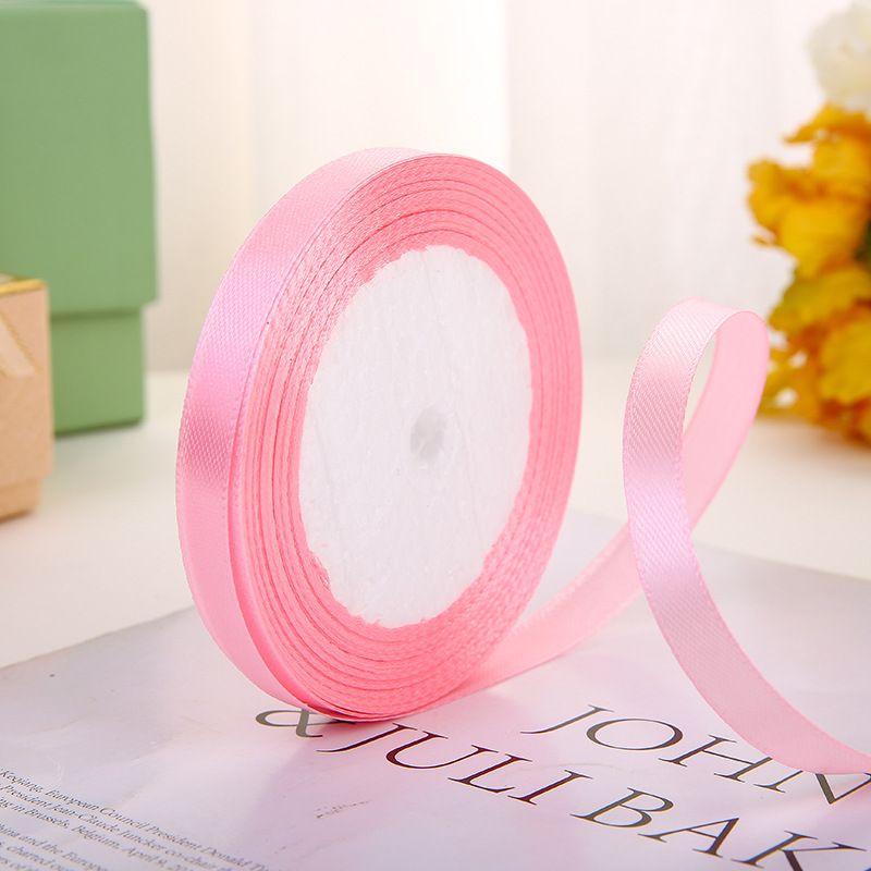 (Ngang 1cm) Ruy Băng Lụa Trơn- Phụ Kiện Làm Hoa, Hoa Giả, Cây Giả, Quà