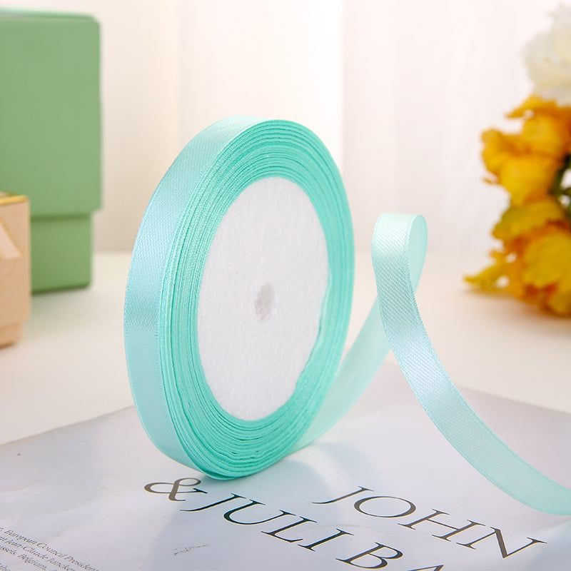 (Ngang 1cm) Ruy Băng Lụa Trơn- Phụ Kiện Làm Hoa, Hoa Giả, Cây Giả, Quà