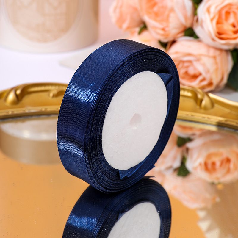 (2cm x Dài 22mét) Cuộn Ruy Băng Lụa Màu Trơn. Siêu Dày Dặn. Chất Liệu Đẹp
