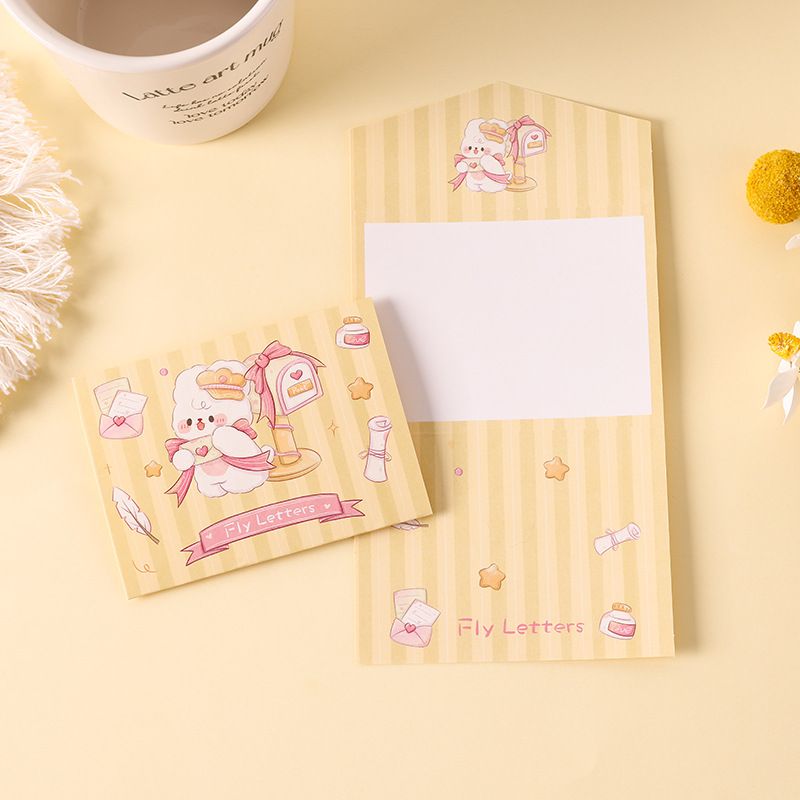 Thiệp Hoạt Hình 3 Trang Gấp Gọn