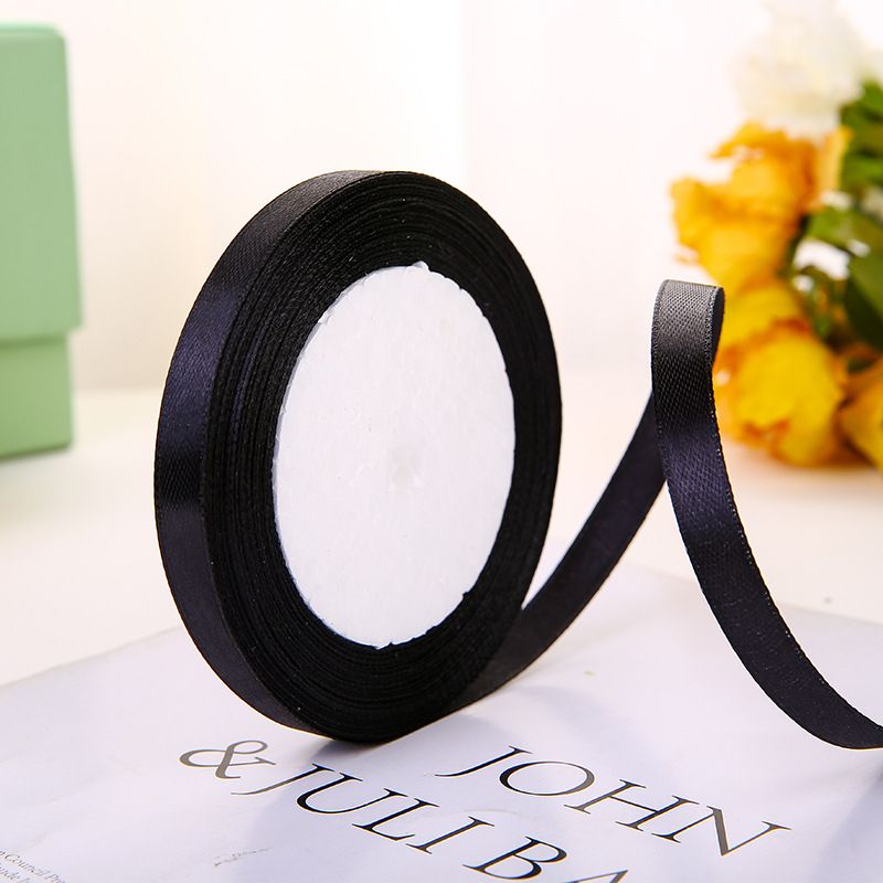 (Ngang 1cm) Ruy Băng Lụa Trơn- Phụ Kiện Làm Hoa, Hoa Giả, Cây Giả, Quà