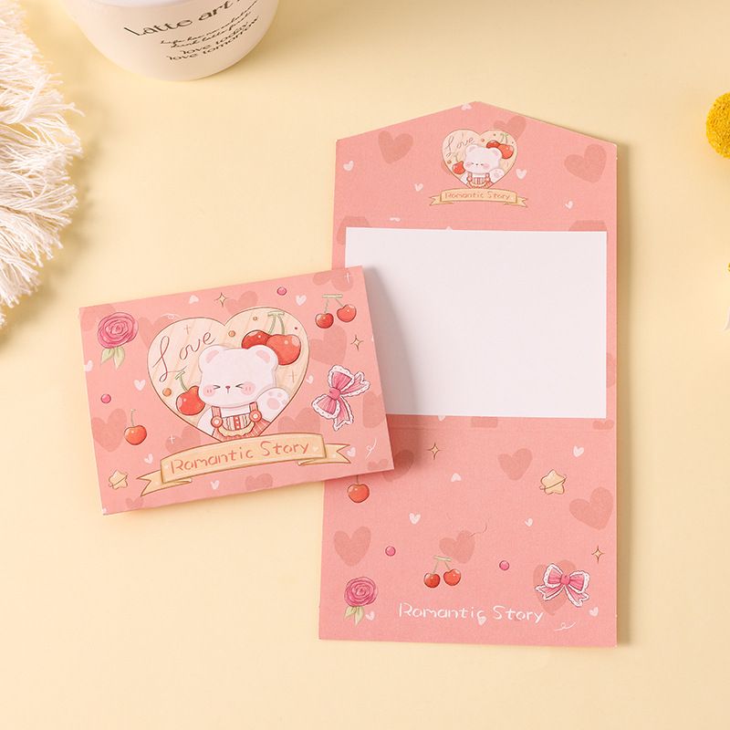 Thiệp Hoạt Hình 3 Trang Gấp Gọn