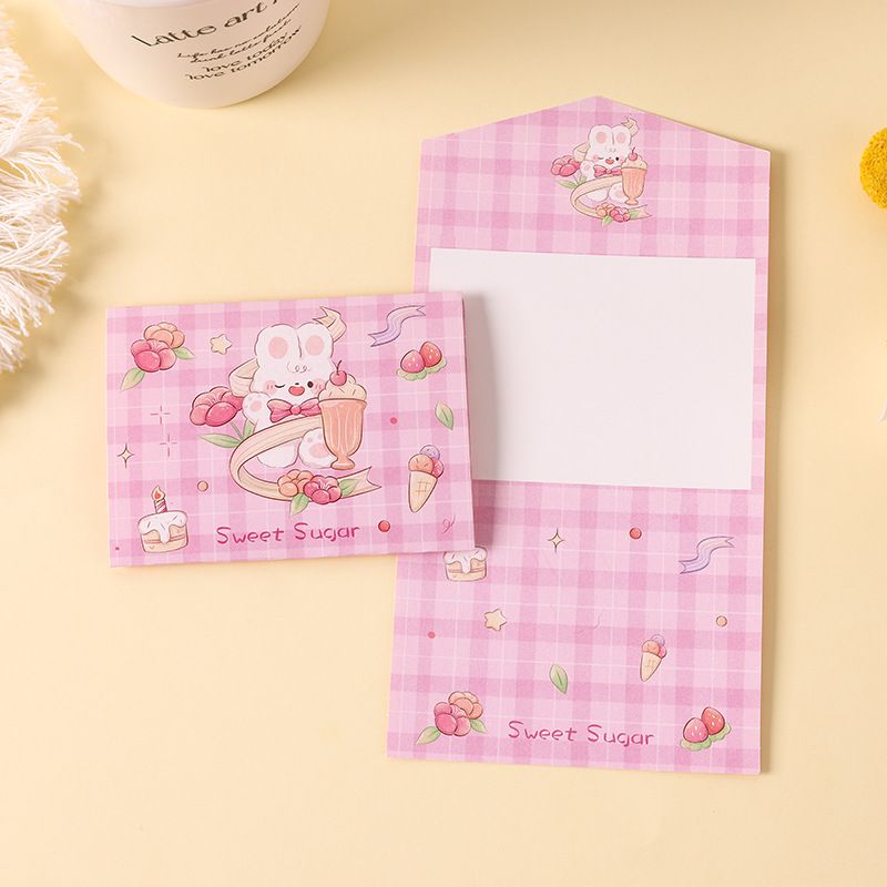 Thiệp Hoạt Hình 3 Trang Gấp Gọn