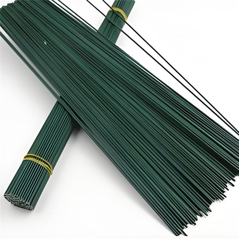 Kẽm cành, kẽm thân, que kẽm bọc nhựa 30cm, 40cm làm thân hoa giả