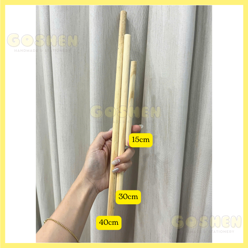 Que Tre Tròn Dài 30cm Phi 12 Dùng Làm Handmade Mô Hình