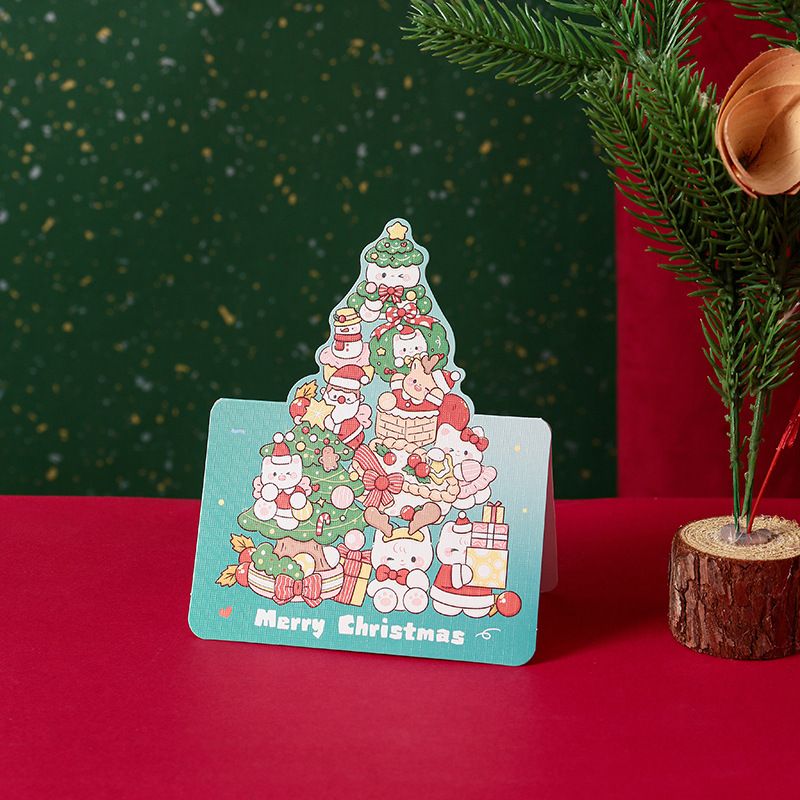 Thiệp Mini Đáng Yêu Chúc Mừng Lễ Giáng Sinh, Noel