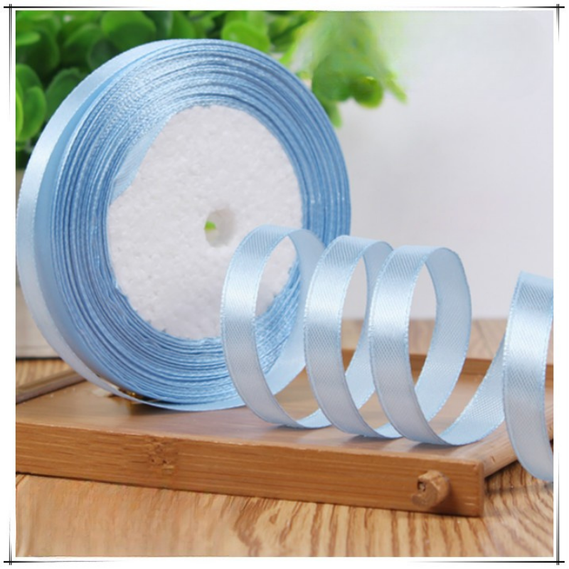 (Ngang 1cm) Ruy Băng Lụa Trơn- Phụ Kiện Làm Hoa, Hoa Giả, Cây Giả, Quà