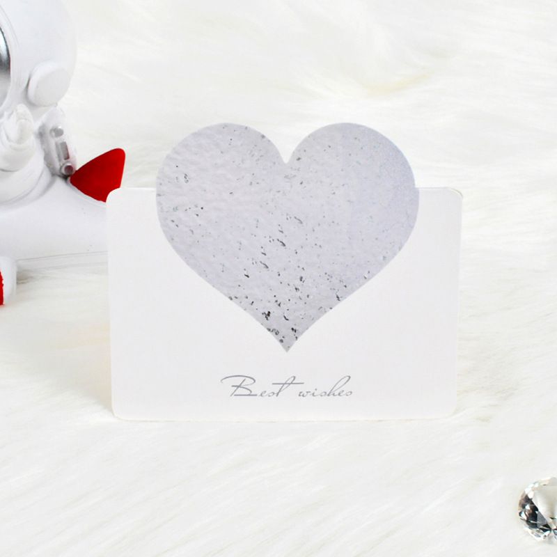 Thiệp Mini Trái Tim Đáng Yêu Ghi Lời Nhắn, Chúc Mừng