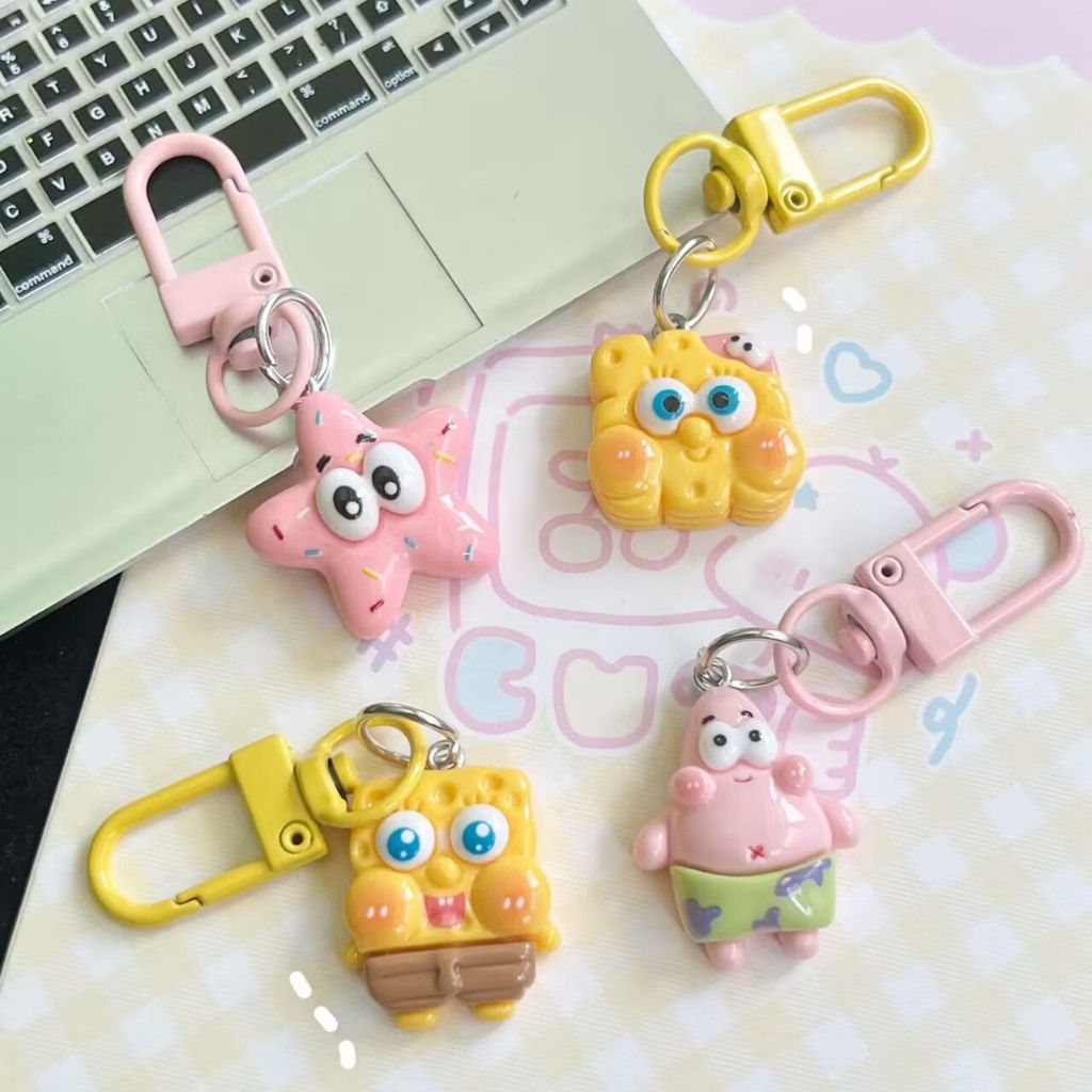 Móc Khóa Charm Mini Hoạt Hình, Móc Treo Balo, Túi Xách Cute Dễ Thương