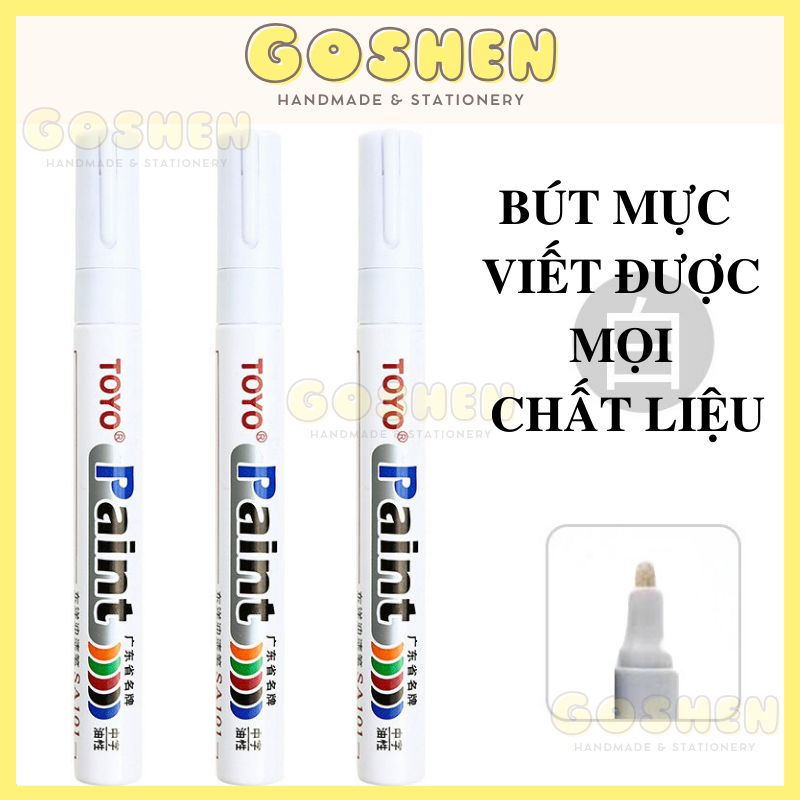 Bút Sơn Toyo Re-Paint Marker SA101 Đa Năng, Viết Trên Mọi Chất Liệu