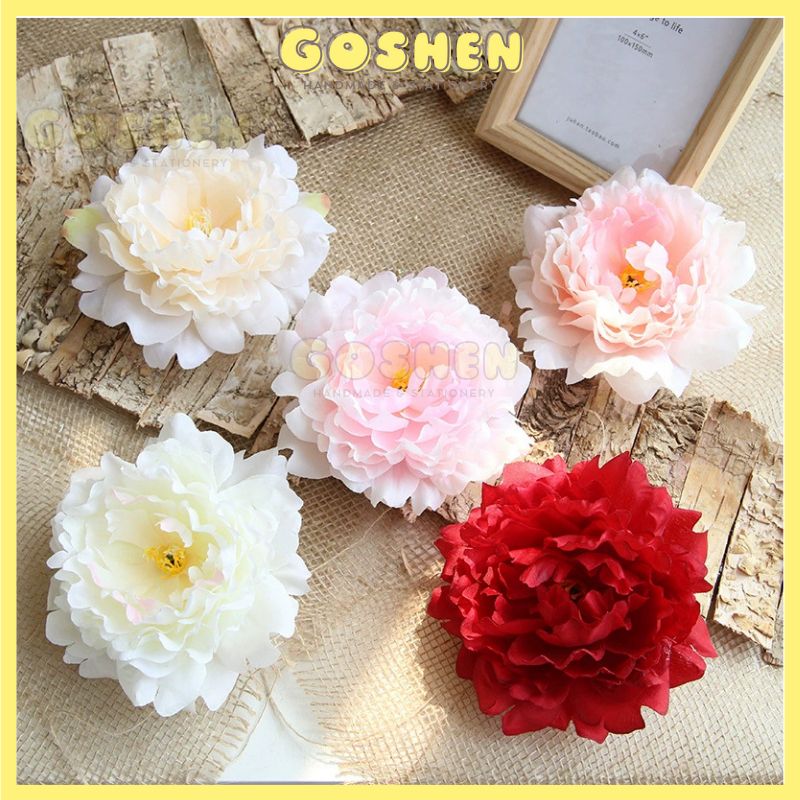 Đầu Bông Hoa Mẫu Đơn Vải - Handmade - Làm Oản Tài Lộc, Tháp Bánh Kẹo, Decor Quạt