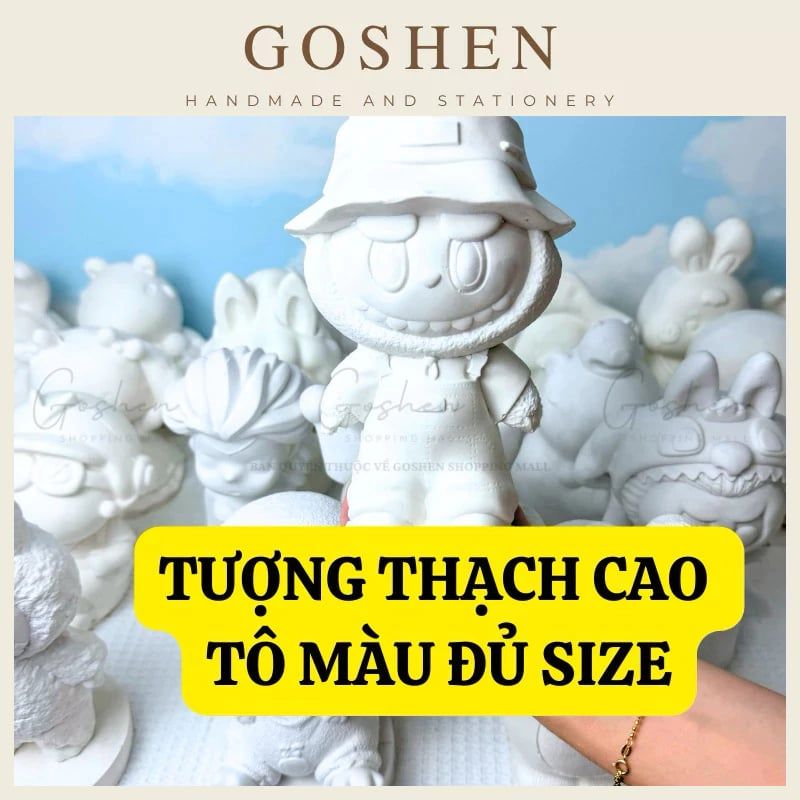(Hàng VN) Tượng Thạch Cao Tô Màu Đủ Size Sỉ Lẻ Đủ Mẫu Mã (Cọ Và Màu Bán Riêng)