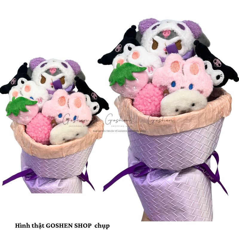Bó Hoa Thú Nhồi Bông, Bó Hoa Gấu Bông Dễ Thương Cao Cấp