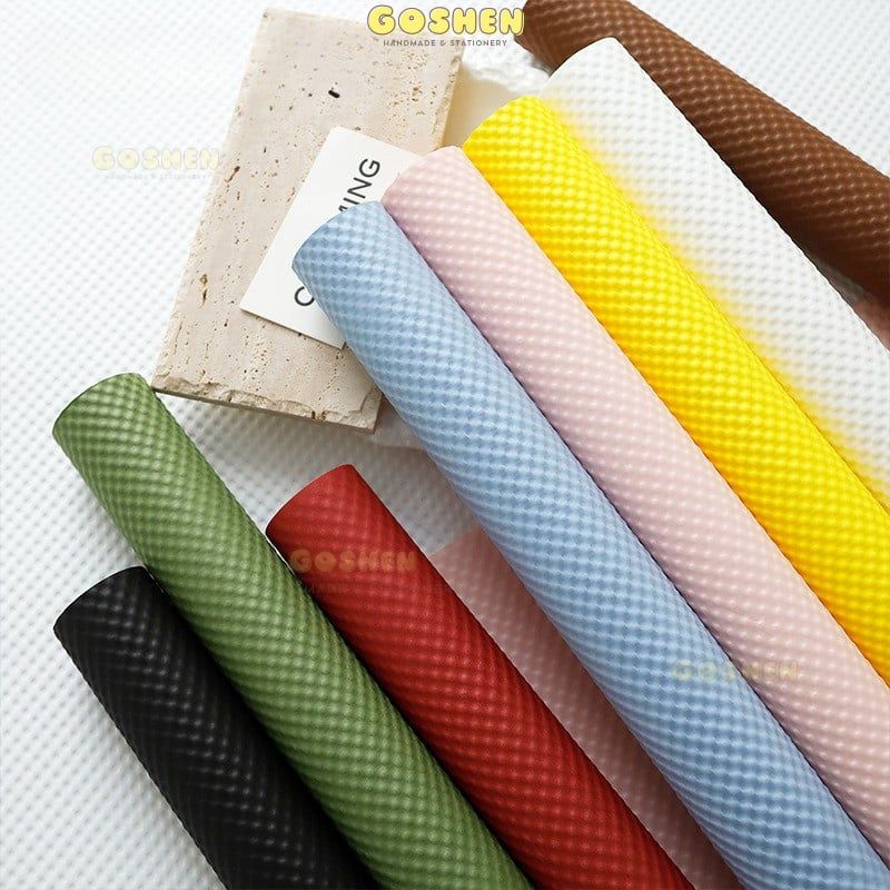 (60x60cm) Giấy Xốp Dập Nổi 3D Gói Hoa, Giấy Xốp Hàn Hạt Cao Cấp